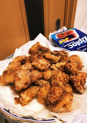 簡単!フライパンで唐揚げ-レシピのメイン写真