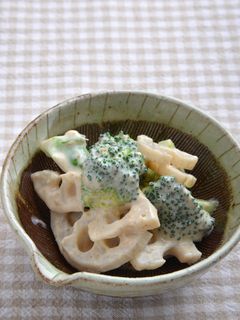 レンコンとブロッコリーの白和え-レシピのメイン写真