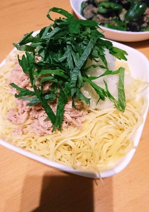 ニンニク香る～サラスパで和風ツナおろし☆-レシピのメイン写真