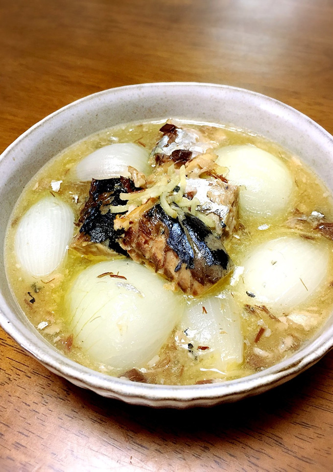 新玉葱と鯖缶のとろとろ煮-レシピのメイン写真