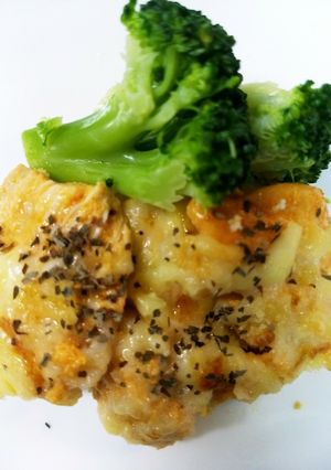 トースターで簡単　鶏オーロラソース焼き-レシピのメイン写真