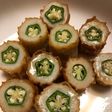 お弁当に!竹輪とオクラのめんつゆ和え