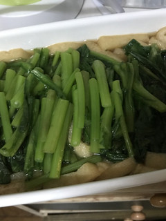 【簡単】すし揚げと春菊のおひたし【時短】-レシピのメイン写真