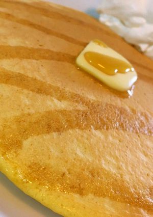 １人分簡単パンケーキ-レシピのメイン写真