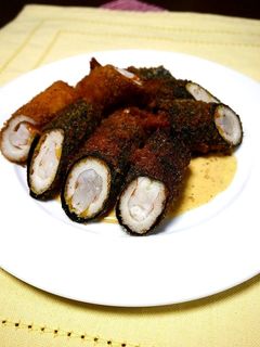 簡単!エビフライ☆海苔竹輪ロール-レシピのメイン写真