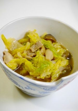 簡単副菜！白菜ともも肉のゆず胡椒煮-レシピのメイン写真