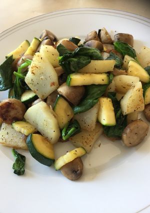 簡単！野菜もたっぷりジャーマンポテト！-レシピのメイン写真