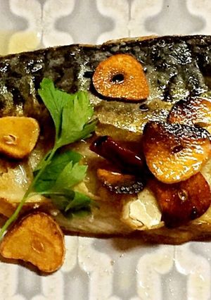 塩サバのペペロンチーノ-レシピのメイン写真