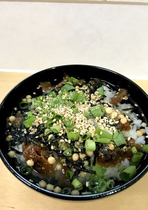 朝ごはん♪♪ネギ茶漬け-レシピのメイン写真