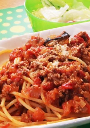 バターフリー★ミートソーススパゲティ-レシピのメイン写真