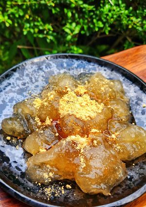簡単わらび餅♪材料3つ!甘さ控えめ-レシピのメイン写真