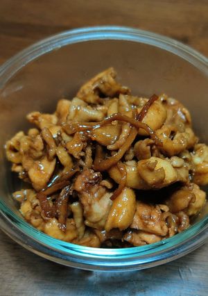 鶏皮煮込み-レシピのメイン写真