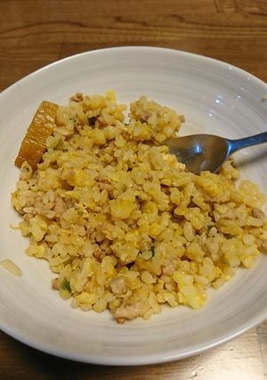 簡単アレンジ・ネギ塩豚の卵炒飯-レシピのメイン写真