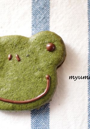カエルのラングドシャ-レシピのメイン写真