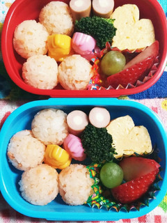 幼稚園(年少)双子のお弁当19-レシピのメイン写真
