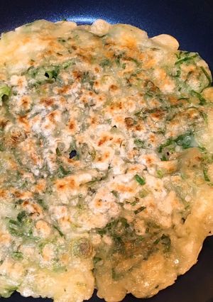 天ぷら粉でねぎ焼き-レシピのメイン写真