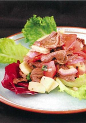 鹿肉のサラダ仕立て-レシピのメイン写真