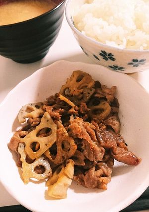 豚肉レンコンの甘辛きんぴら-レシピのメイン写真