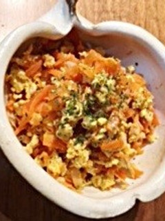 にんじんが甘い!ツナと卵の炒めもの-レシピのメイン写真