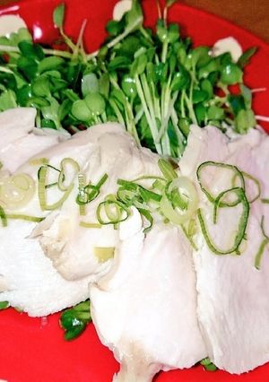 サラダチキン風の簡単茹で鶏-レシピのメイン写真