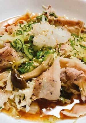 レンチン♪豚しゃぶ-レシピのメイン写真