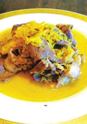 猪肉のソフリット　オレンジソース-レシピのメイン写真