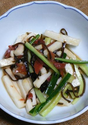 長芋とキュウリの梅昆布味-レシピのメイン写真