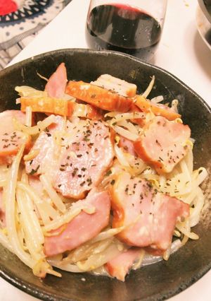 5分おつまみ♡厚切りベーコン-レシピのメイン写真