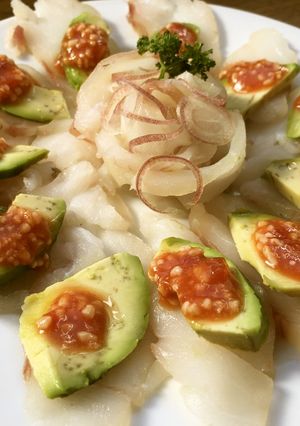 昆布〆鱈のトマト糀添え-レシピのメイン写真