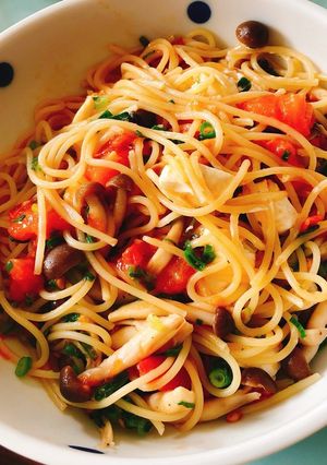 クリームチーズのパパッとパスタ-レシピのメイン写真