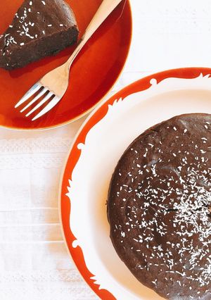 ヴィーガン☆濃厚生チョコ風ケーキ-レシピのメイン写真