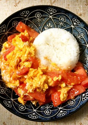 トマたま丼-レシピのメイン写真
