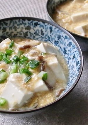 優しい味わい！お豆腐のかき卵あん-レシピのメイン写真