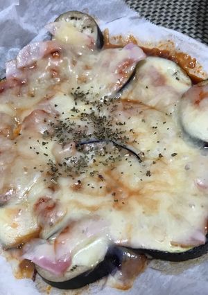 フライパンで！茄子ピザ-レシピのメイン写真