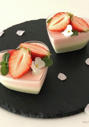 おひな祭りに♡3色のホワイトチョコムース-レシピのメイン写真
