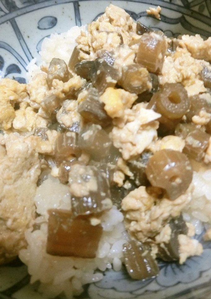 ふきと入り卵ご飯　簡単！-レシピのメイン写真