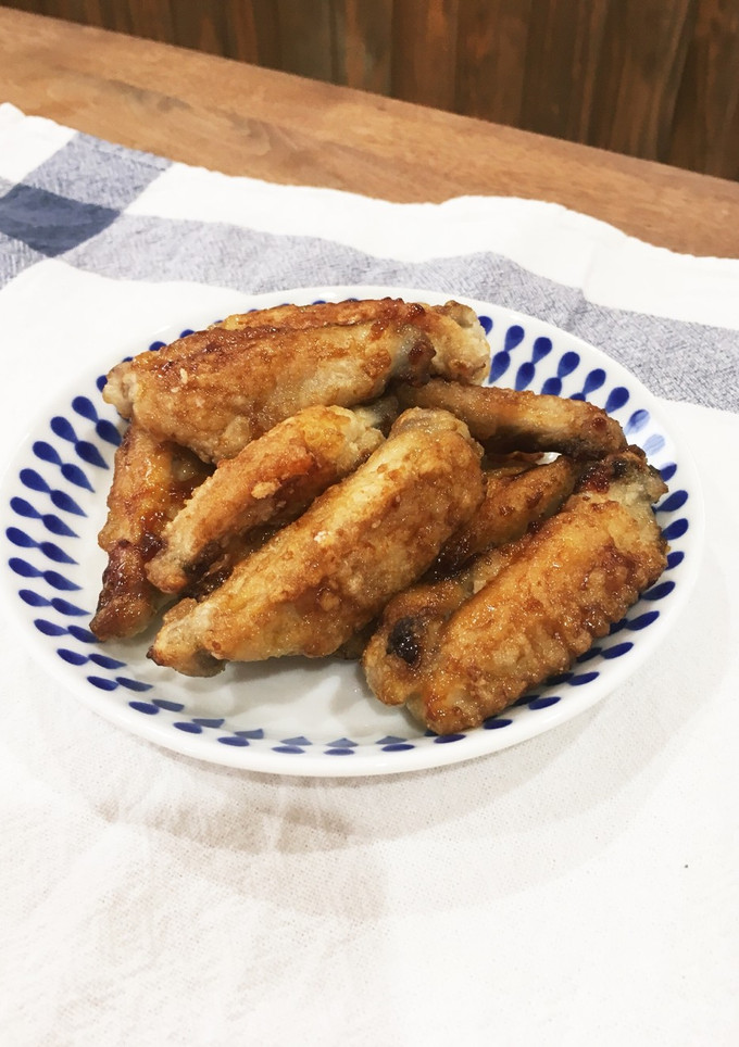 簡単すき焼きのタレで鶏の手羽中の甘辛焼き-レシピのメイン写真