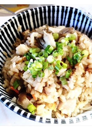 かしわごはん-舞茸ごはんのベース-レシピのメイン写真