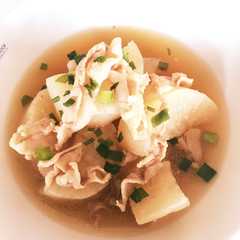 รูปของ パパッ！！と簡単！大根と豚バラの炒め煮