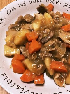 家にあるものでOK☆野菜とお肉の甘辛煮-レシピのメイン写真