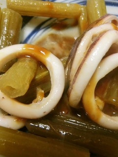 イカとふきの田楽味噌和え-レシピのメイン写真