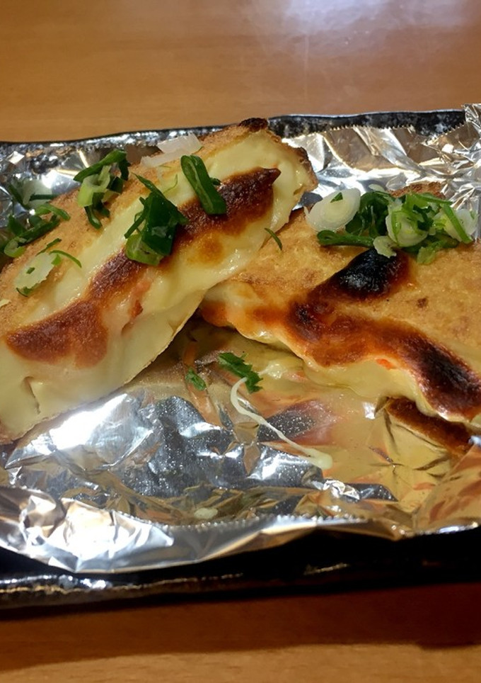 挟んで焼くだけ！厚揚げの明太チーズサンド-レシピのメイン写真