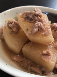 簡単、優しい味*大根とツナの煮物-レシピのメイン写真