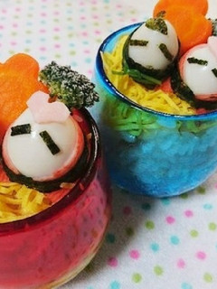 うずらDEお雛様✨-レシピのメイン写真