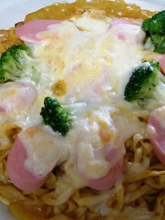 サッポロ一番☆焼きカレーうどん-レシピのメイン写真