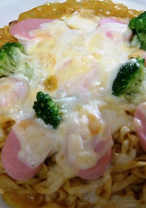 サッポロ一番☆焼きカレーうどん-レシピのメイン写真