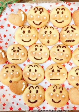 簡単 皆大好きアンパンマンクッキー♡-レシピのメイン写真