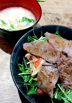 めちゃウマ 牛ステーキ丼-レシピのメイン写真