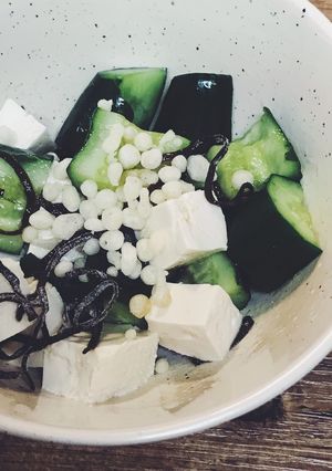 胡瓜と豆腐の塩昆布ダレ-レシピのメイン写真