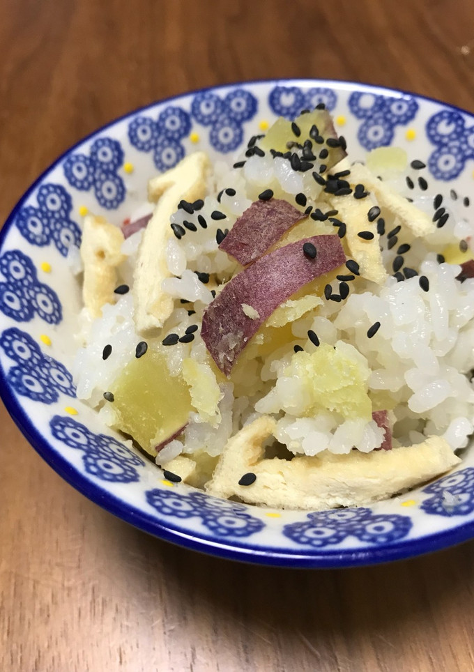 薩摩芋☆炊き込み御飯(無水鍋QC使用)-レシピのメイン写真